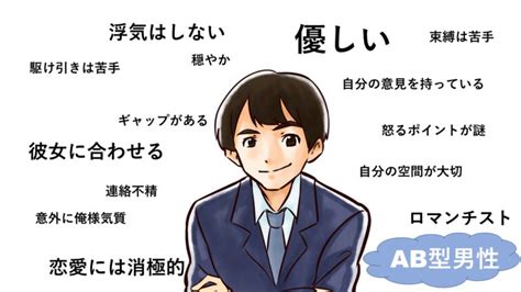 ab型男性 イチャイチャ|AB型男性は慣れてくるとどうなる？ 性格と恋愛傾向。